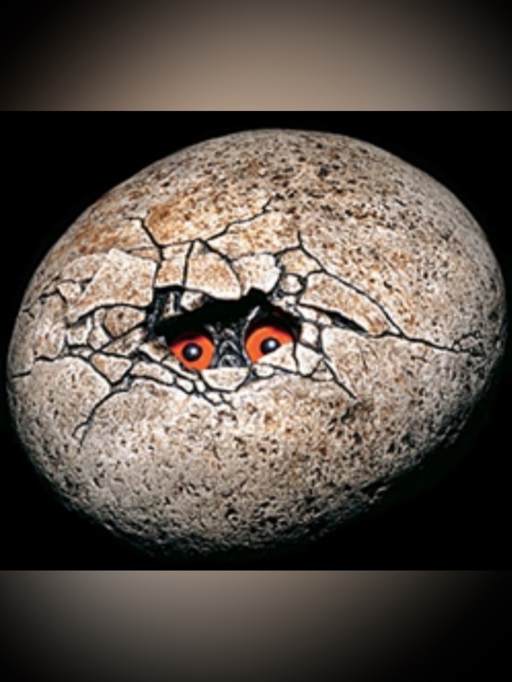 Gargoyle Egg with Peeking Eyes